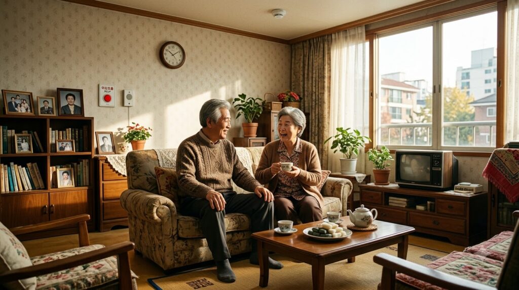 Couple conversing in apartment l… 202608141050
