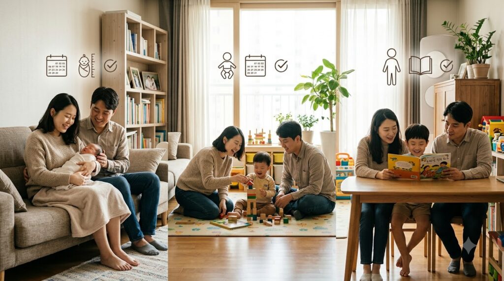2026 가정양육수당 총정리 | 지원 대상부터 신청방법까지 한눈에 3 Family childcare growth progression 202608071237