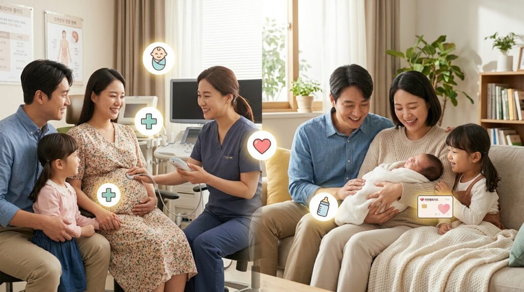 2026 국민행복카드 총정리 | 신청 대상부터 바우처 혜택, 사용처까지 한눈에 2 Korean pregnant woman family wel… 202608062043