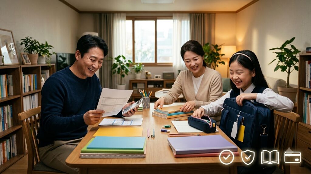 2026 교육급여 총정리 | 지원 대상부터 신청방법·교육활동지원비까지 5 Parents and student preparing su… 202608101337