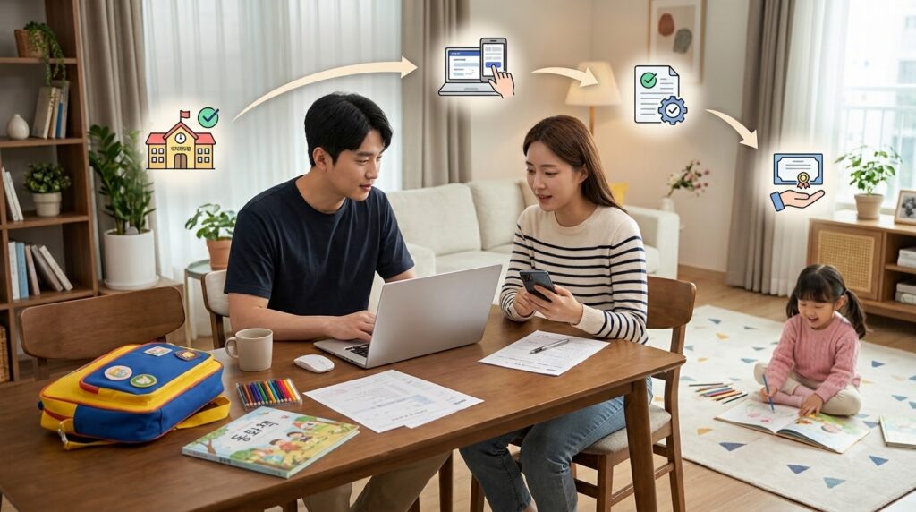 2026 유아학비 지원 총정리 | 유치원 지원 대상부터 신청방법까지 2 Parents applying for education s… 202608091246