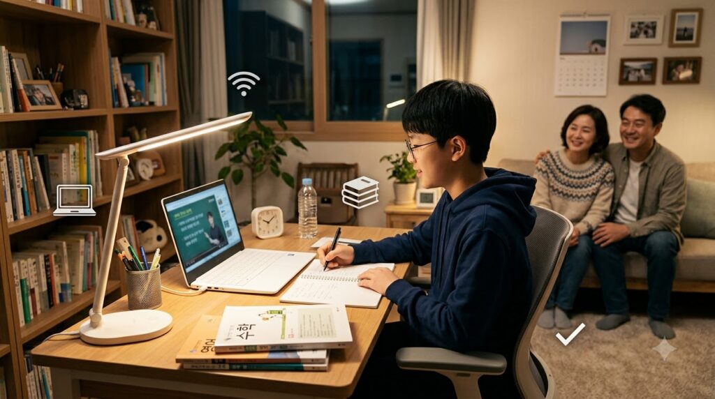 2026 초·중·고 교육비 지원 총정리 | 지원 대상부터 신청방법까지 4 Student studying online on laptop 202608110102