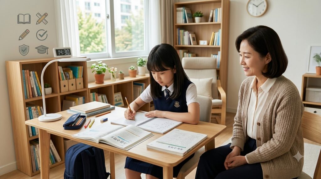 2026 교육급여 총정리 | 지원 대상부터 신청방법·교육활동지원비까지 1 Student studying with parent wat… 202608101337