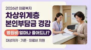 차상위계층 본인부담금 사진1