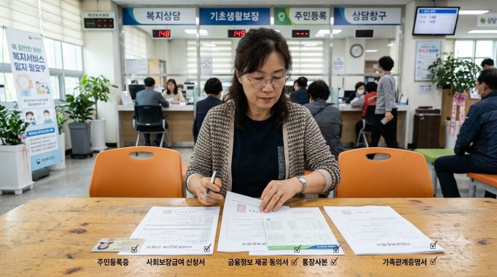 Woman organizing medical aid doc… 202608031526