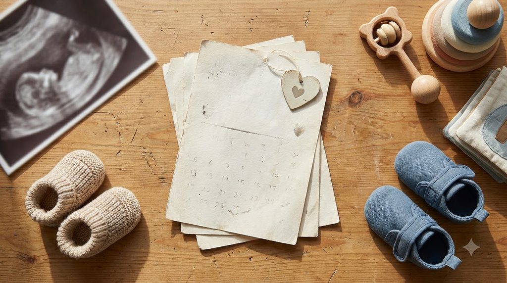 2026 임신·출산 진료비 지원 | 국민행복카드 100만원 사용처와 신청방법 5 Baby items on wooden table 202609052324 2