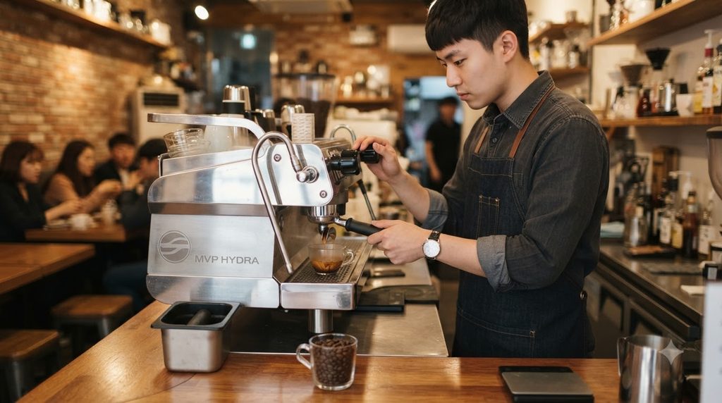 국제커피바리스타전문가 1급 무료수강|비용·시험·국제공인 자격증일까? 1 Barista extracting espresso with… 20260918215005
