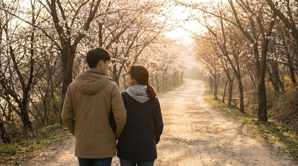 2026 난임시술비 지원 신청방법 | 체외수정·인공수정 지원받기 전 확인할 것 5 Couple walking in park 202609052335