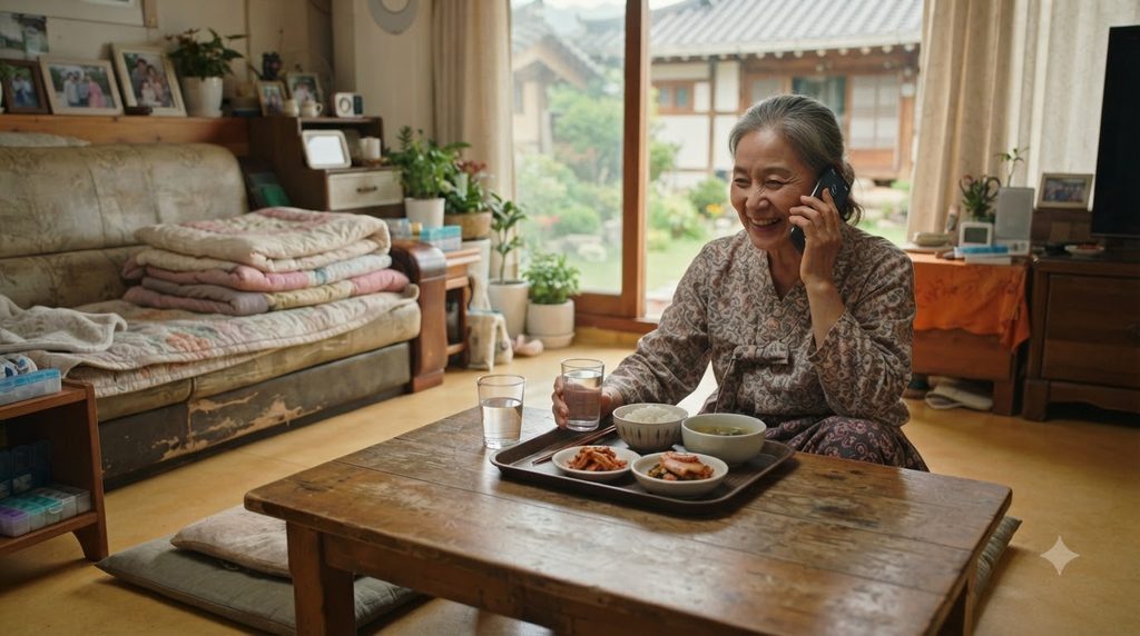 Elderly person receiving check i… 20260927183148