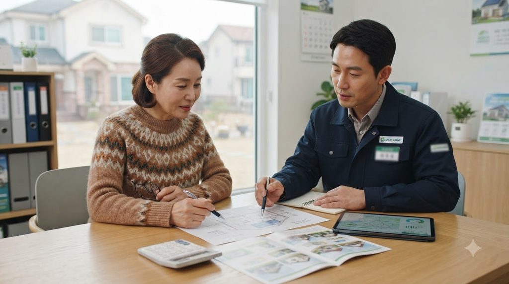 2026 신재생에너지 주택지원사업|태양광·지열 설치비 지원 대상과 신청방법 5 Homeowner receiving solar consul… 20260927184403 1