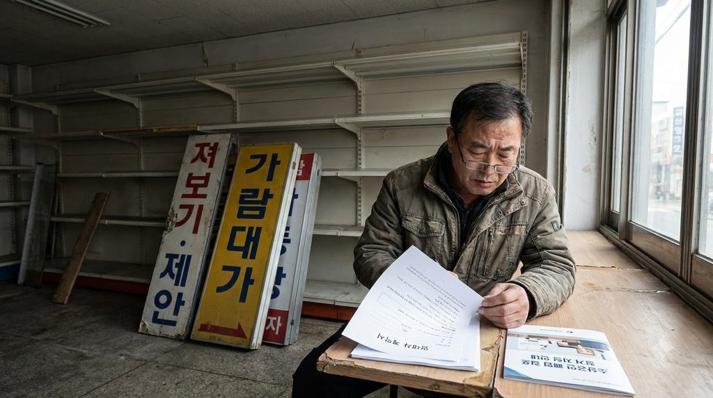 2026 희망리턴패키지 점포철거비 최대 600만원|2차 수정공고 신청방법·지원대상 1 Merchant reviewing store closure… 20260913002025