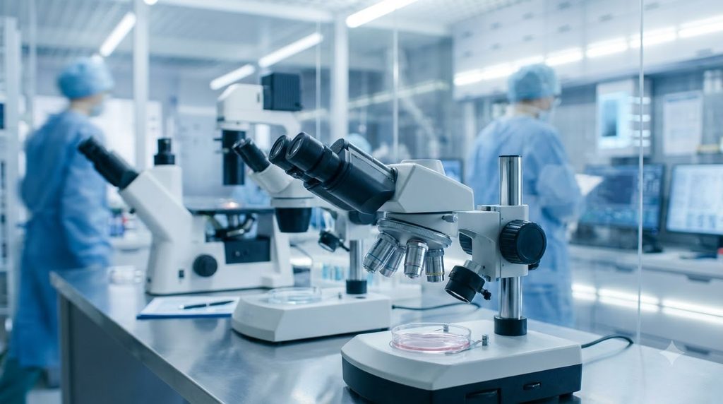 2026 난임시술비 지원 신청방법 | 체외수정·인공수정 지원받기 전 확인할 것 4 Microscope in fertility laboratory 202609052335 2