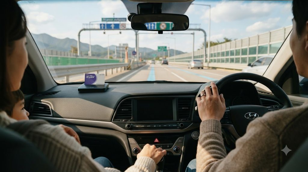 Parents driving through toll booth 20260927170635