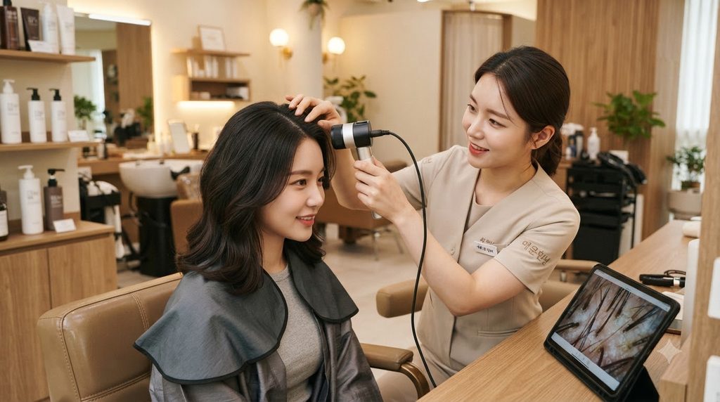 두피헤드스파지도사 1급 자격증 무료수강|비용·취득방법·민간자격 효력 1 Professional examining customer … 20260918213001