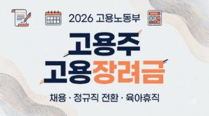 2026 고용장려금 총정리|직원 채용·정규직 전환·육아휴직 때 사업주가 받을 수 있는 지원금 6 고용주 고용장려금 사진1