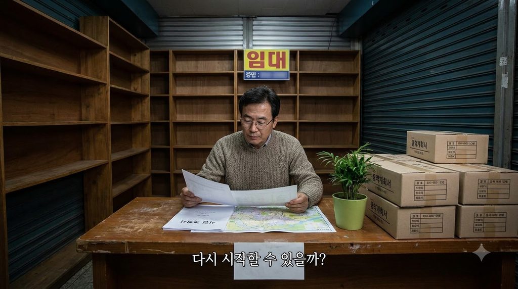 2026 희망리턴패키지 재창업 지원금 최대 2천만원|지원대상·자부담·사용처 총정리 1 소상공인 사업계획서 검토하는 모습 20260913032514