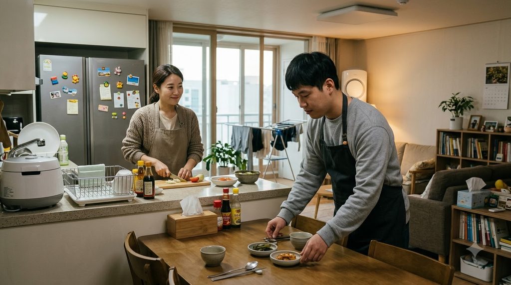 Adults preparing dinner together 20261007000915 1