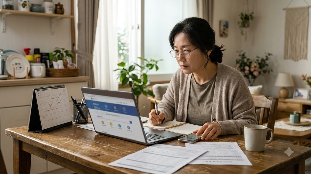 Caregiver reviewing information … 20261016231009
