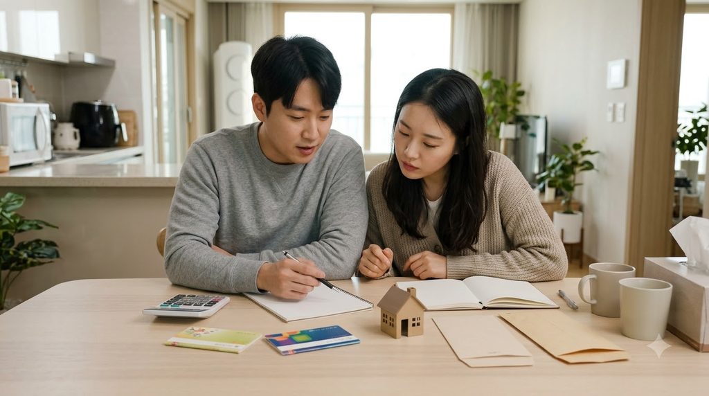 Couple calculating finances at t… 20261009001925