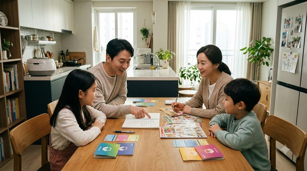 2026 민생지원금 30만원 추가 지급 지역 어디?|완주·부안 신청기간·대상 총정리 3 Family discussing living expenses 20261016225648