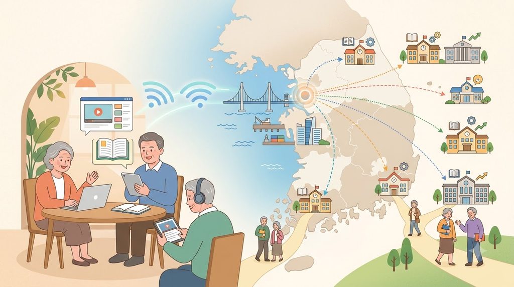 2026 인천 평생교육이용권 35만원|인천형 신청대상·사용처·현장접수까지 5 Map connecting educational insti… 20261008224346