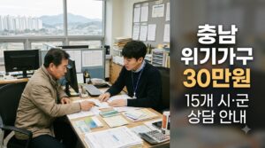 2027 충남 위기가구 생계비 30만원|15개 시·군 어디서 상담할까? 3 2027 충남 위기가구 생계비 30만원 사진1