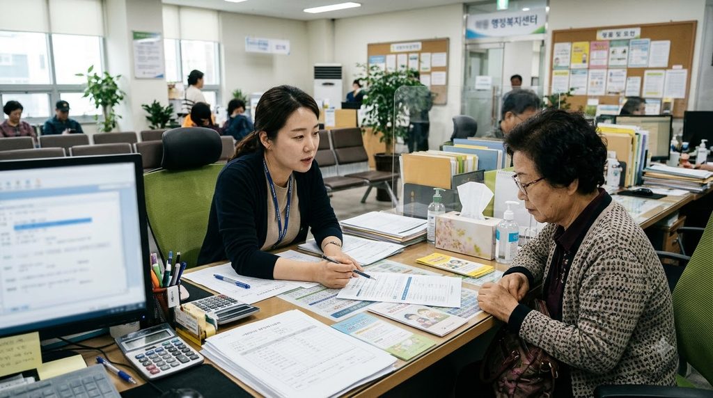 2027 울산 위기가구 생계비 30만원|5개 구·군 어디서 상담할까? 2 Welfare worker counseling resident 20261024181601
