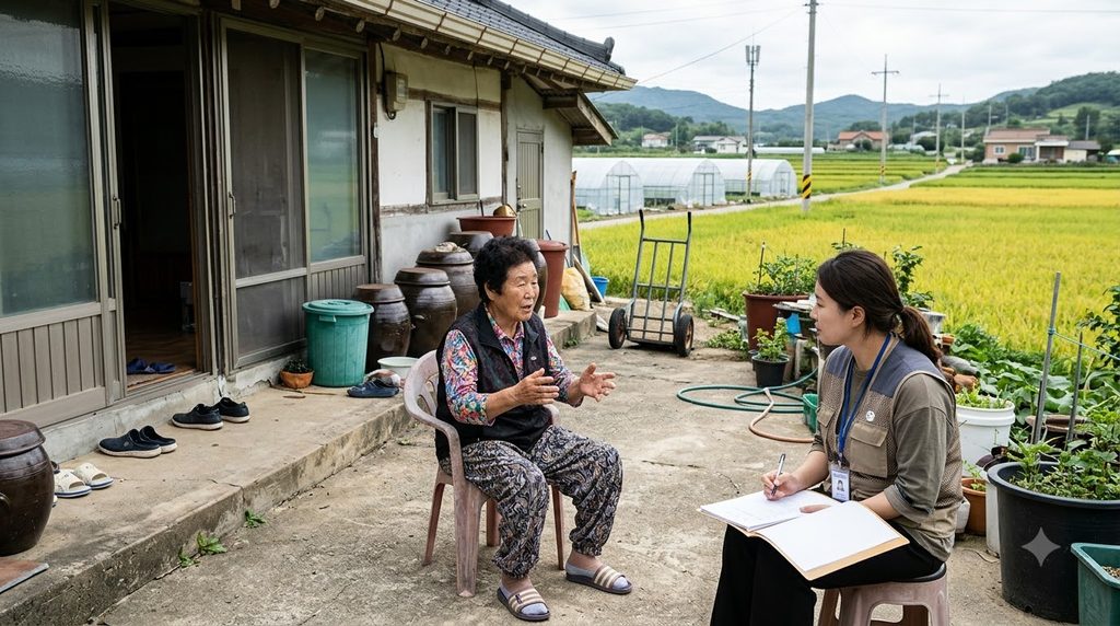 Welfare worker visiting elderly … 20261026003452