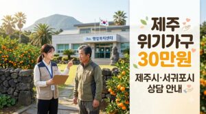 2027 제주 위기가구 생계비 30만원|제주시·서귀포시 어디서 상담할까? 2 2027 제주 위기가구 생계비 30만원 사진1